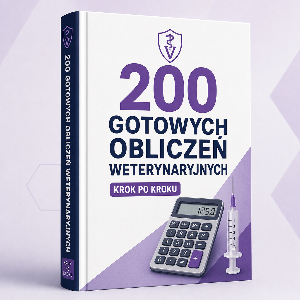 Okładka: 200 Gotowych Obliczeń Weterynaryjnych